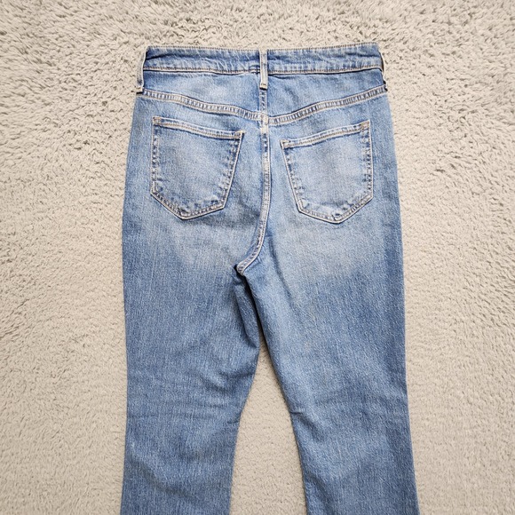 Old Navy Jeans Womens 4 (26x31) Blue Kicker Boot-Cut Extra High-Rise Secret Slim - Picture 7 of 12